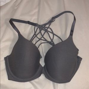 34D Grey Aerie Bra with Cute Back